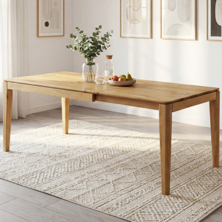 Rozkladací stôl z masívu 160 x 90 cm ( 245 x 90 cm )