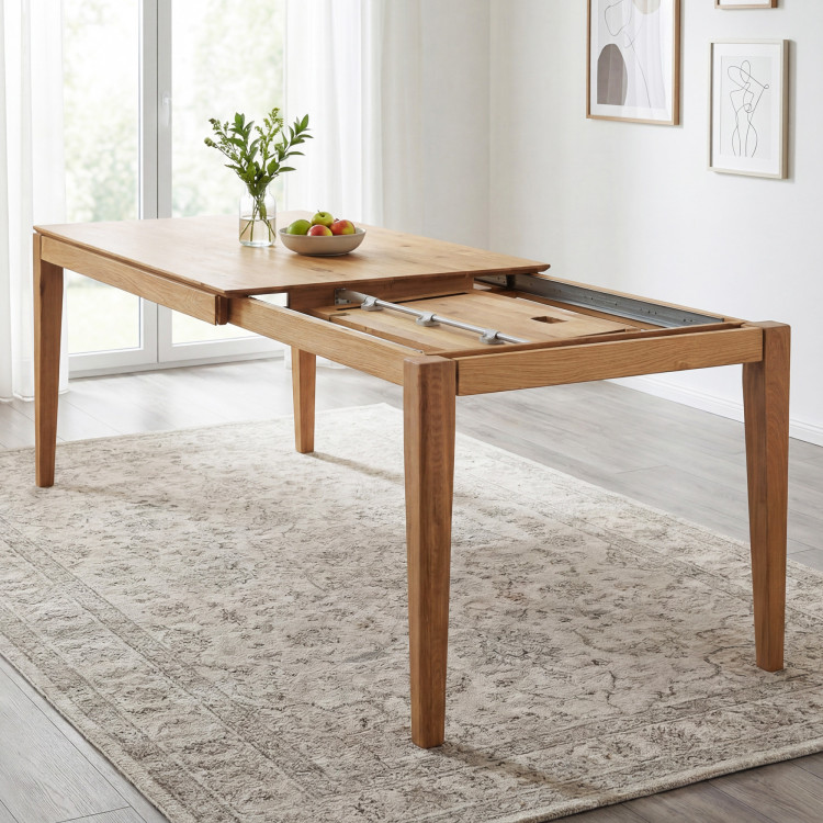 Rozkladací stôl z masívu 160 x 90 cm ( 245 x 90 cm )