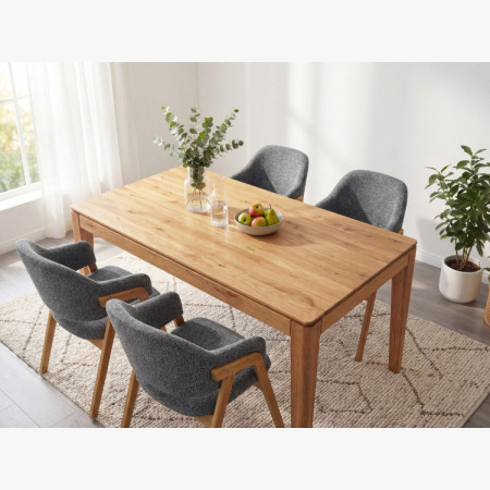 Rozkladací stôl z masívu 160 x 90 cm ( 245 x 90 cm )