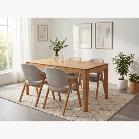 Rozkladací stôl z masívu 160 x 90 cm ( 245 x 90 cm )