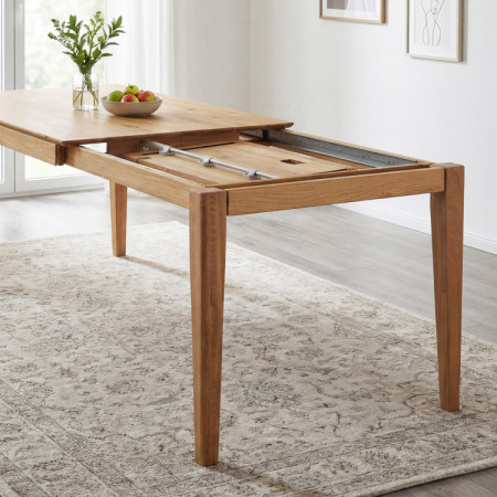 Rozkladací stôl z masívu 160 x 90 cm ( 245 x 90 cm )