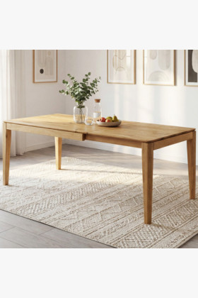 Rozkladací stôl z masívu 180 x 90 cm ( 265 x 90 cm )