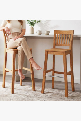 Masívna barová stolička dubová, Rain 2