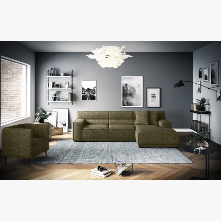 Rohová sedacia súprava KUBO – pravý roh