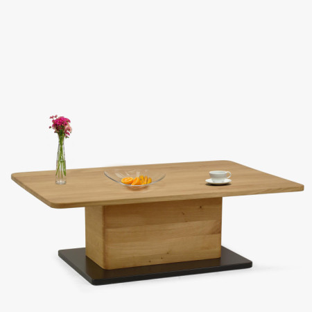 Dubový konferenčný stolík na jednej nohe