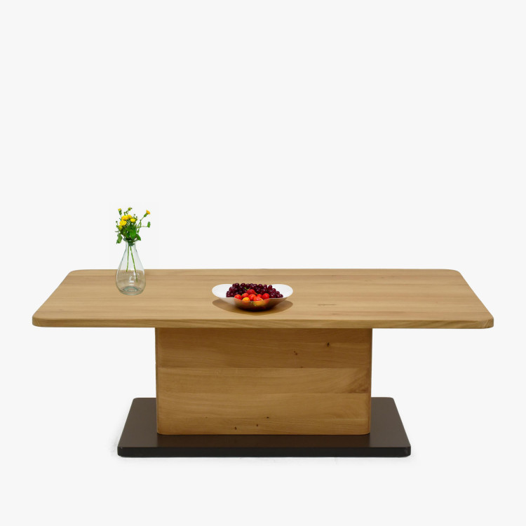 Dubový konferenčný stolík na jednej nohe