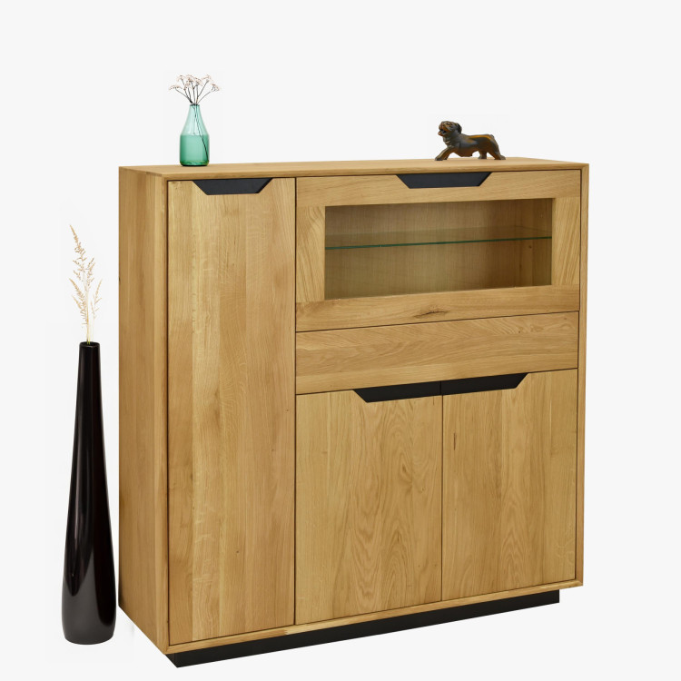 Drevený dubový príborník