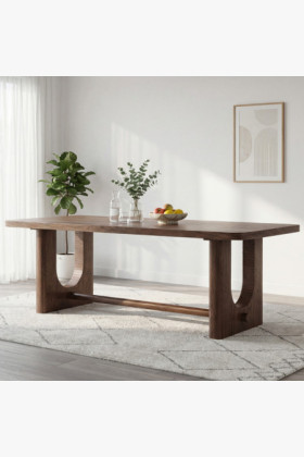 Designový jedálenský stôl 220 cm v farbe orech