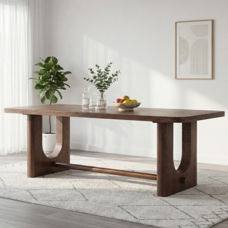 Designový jedálenský stôl 220 cm v farbe orech