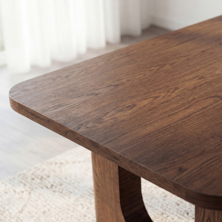 Designový jedálenský stôl 220 cm v farbe orech