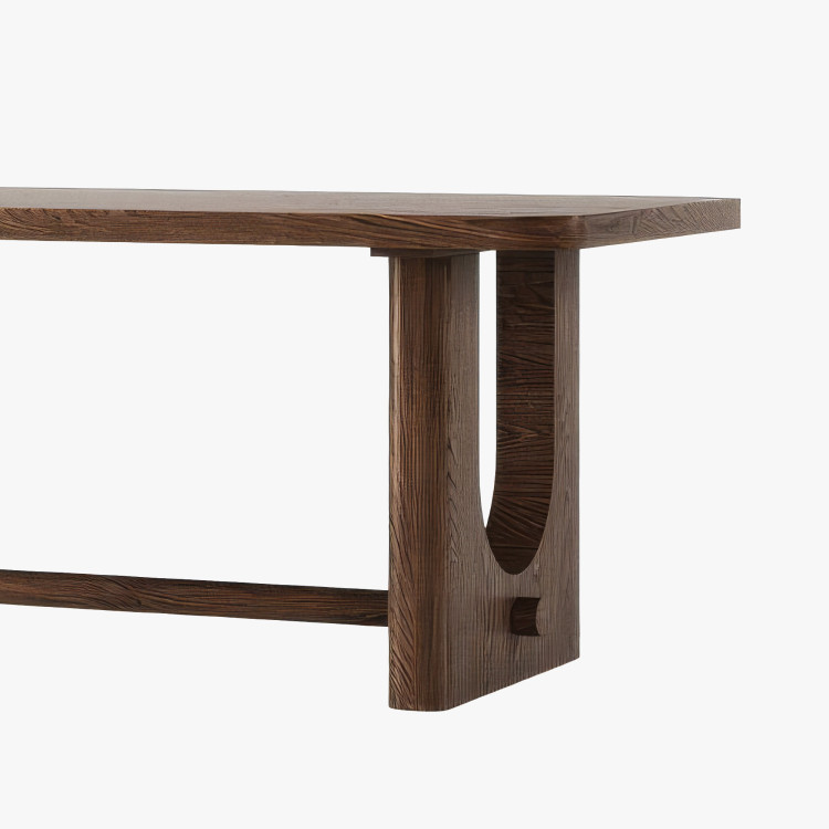 Designový jedálenský stôl 220 cm v farbe orech