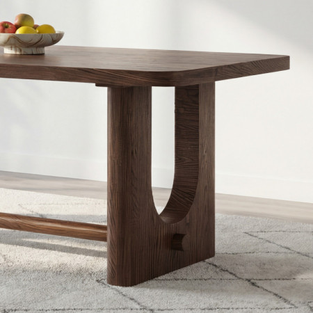 Designový jedálenský stôl 220 cm v farbe orech