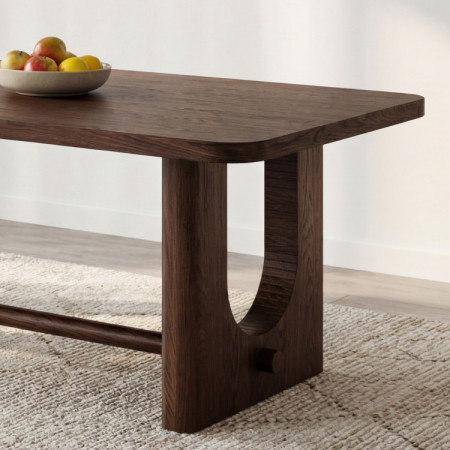 Designový jedálenský stôl 220 cm v farbe orech