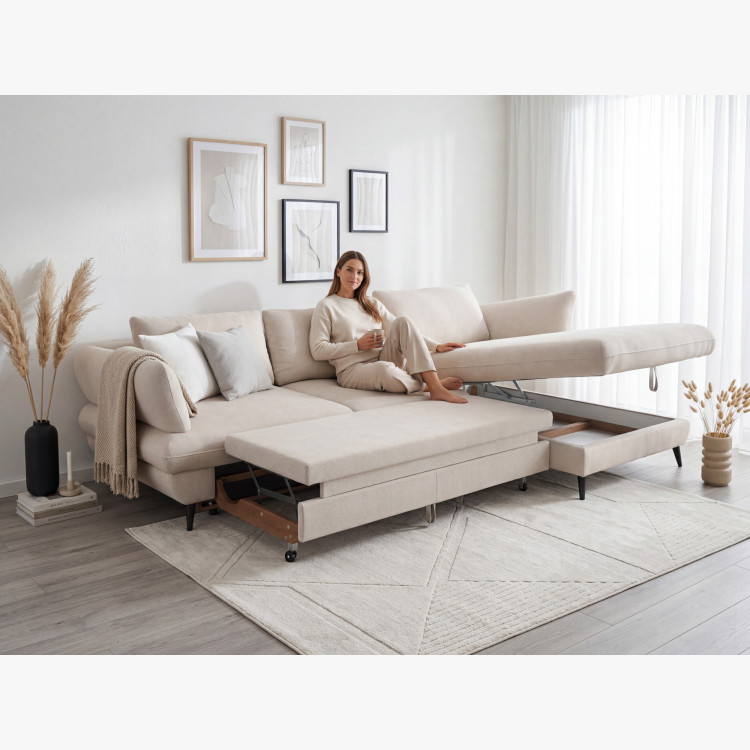 Rohová sedačka BALOU - Pravý roh