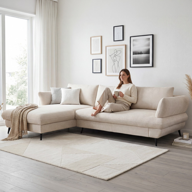 Rohová sedačka BALOU - ľavý roh