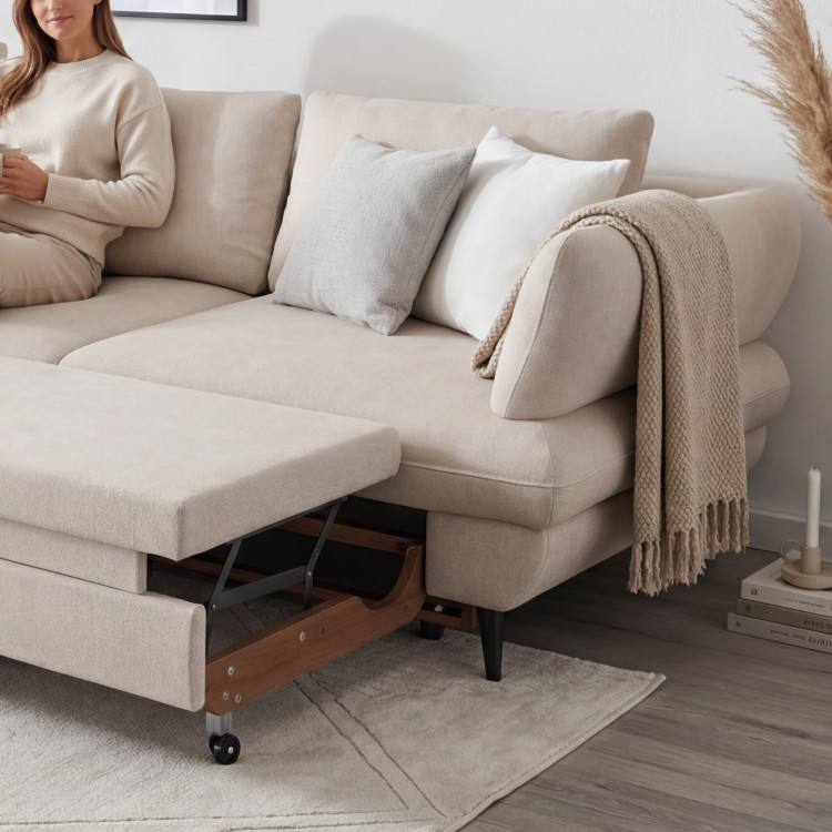 Rohová sedačka BALOU - ľavý roh