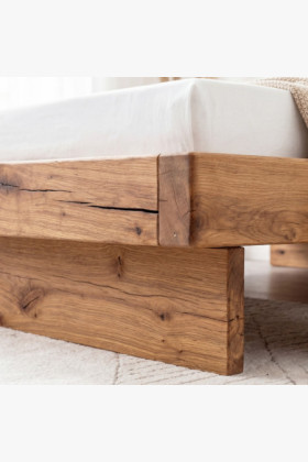 Masívna posteľ z dubu pre dvoch 180 x 200 cm 2