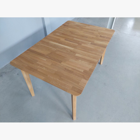 Rozkladací stôl dub masív, Liam XL 140-180 x 90 cm (outlet)