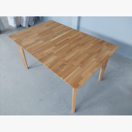 Rozkladací stôl dub masív, Liam XL 140-180 x 90 cm (outlet)