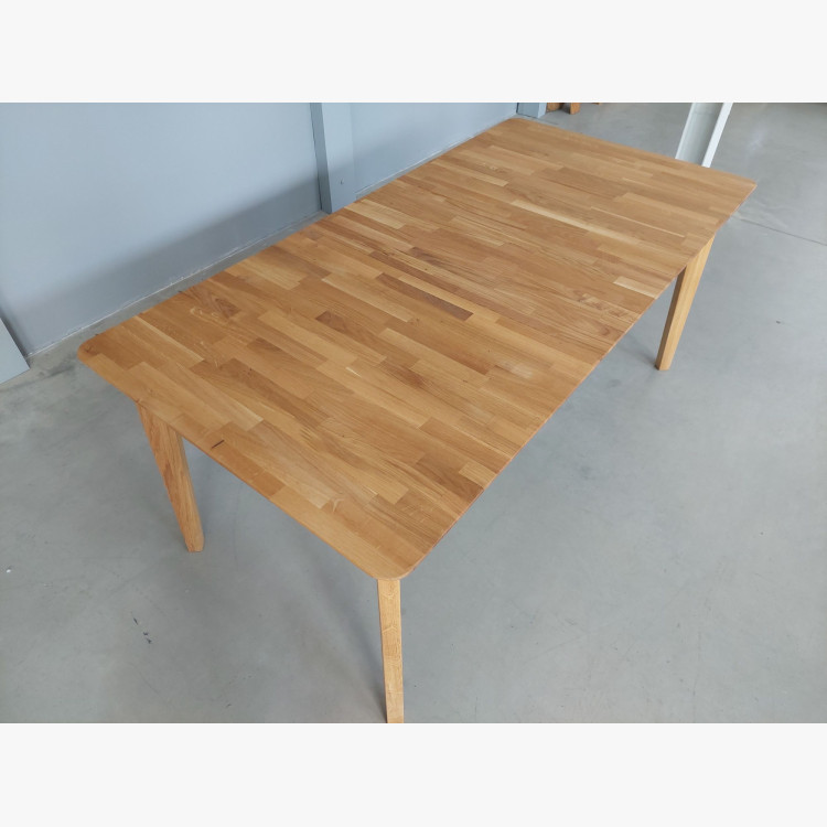 Rozkladací stôl dub masív, Liam XL 140-180 x 90 cm (outlet)