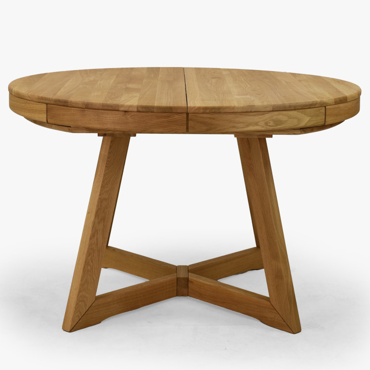 Dubový rozkladací jedálenský stôl Valencia 120–200 cm