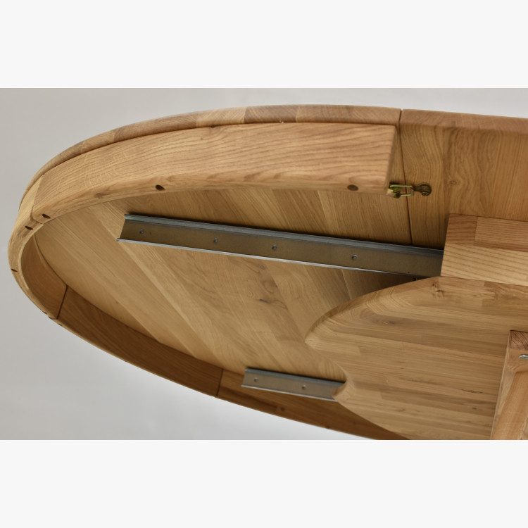 Dubový rozkladací jedálenský stôl Valencia 120–200 cm