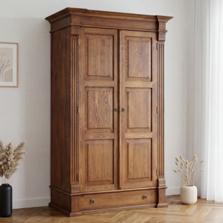 ŠATNÁ SKRIŇ PRESTIGE (D-SAW-67 A) HNEDÝ LAK