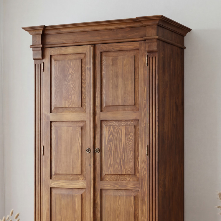 ŠATNÁ SKRIŇ PRESTIGE (D-SAW-67 C) HNEDÝ LAK