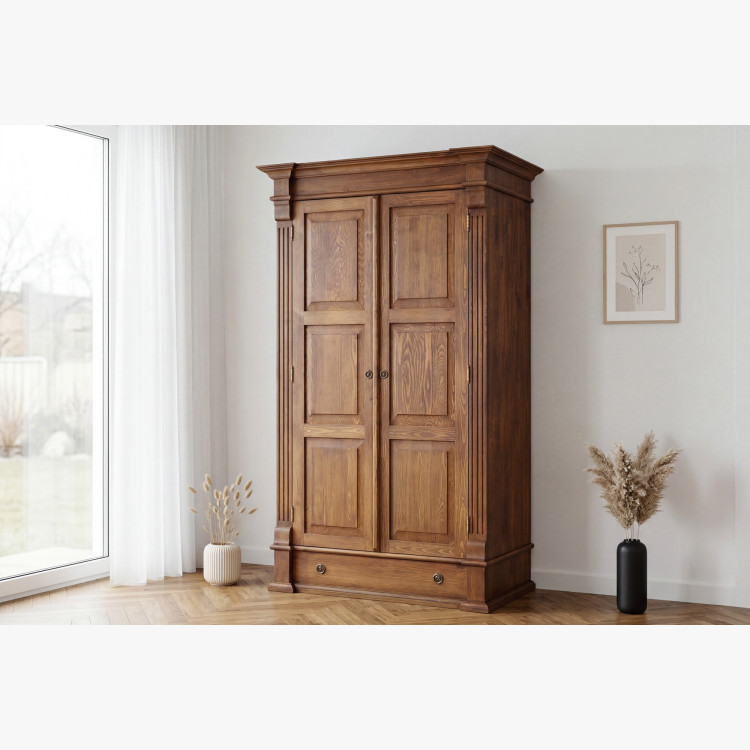 ŠATNÁ SKRIŇ PRESTIGE (D-SAW-67 C) HNEDÝ LAK