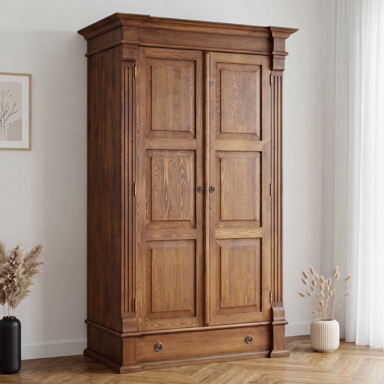 ŠATNÁ SKRIŇ PRESTIGE (D-SAW-67 C) HNEDÝ LAK