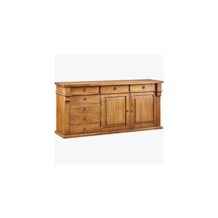 KOMODA Z DREVA PRESTIGE (D-COM-69) HNEDÝ LAK