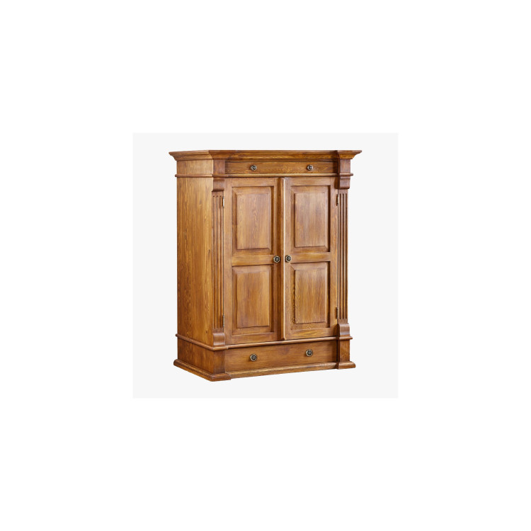 PRÁDLOVNÍK Z DREVA PRESTIGE (D-BIL-66)  HNEDÝ LAK