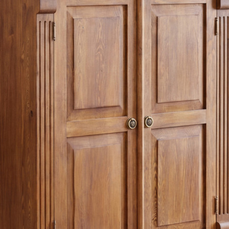 PRÁDLOVNÍK Z DREVA PRESTIGE (D-BIL-66)  HNEDÝ LAK