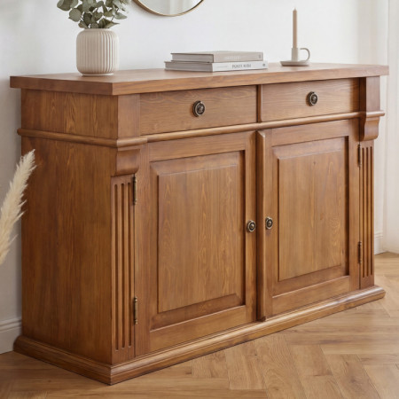 KOMODA Z DREVA PRESTIGE (COM-64)  HNEDÝ LAK