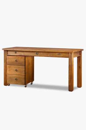 PC STÔL PRESTIGE (D-BIR-61), HNEDÝ LAK 2