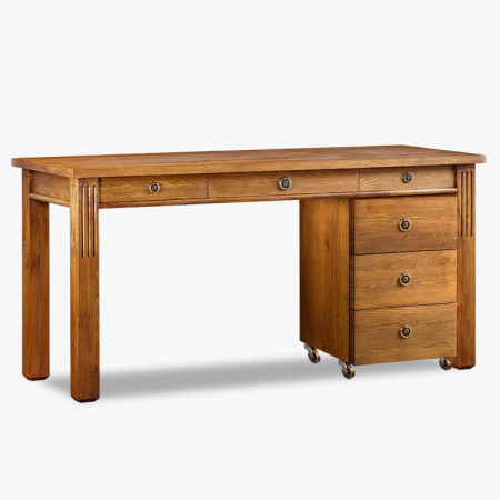 PC STÔL PRESTIGE (D-BIR-61), HNEDÝ LAK