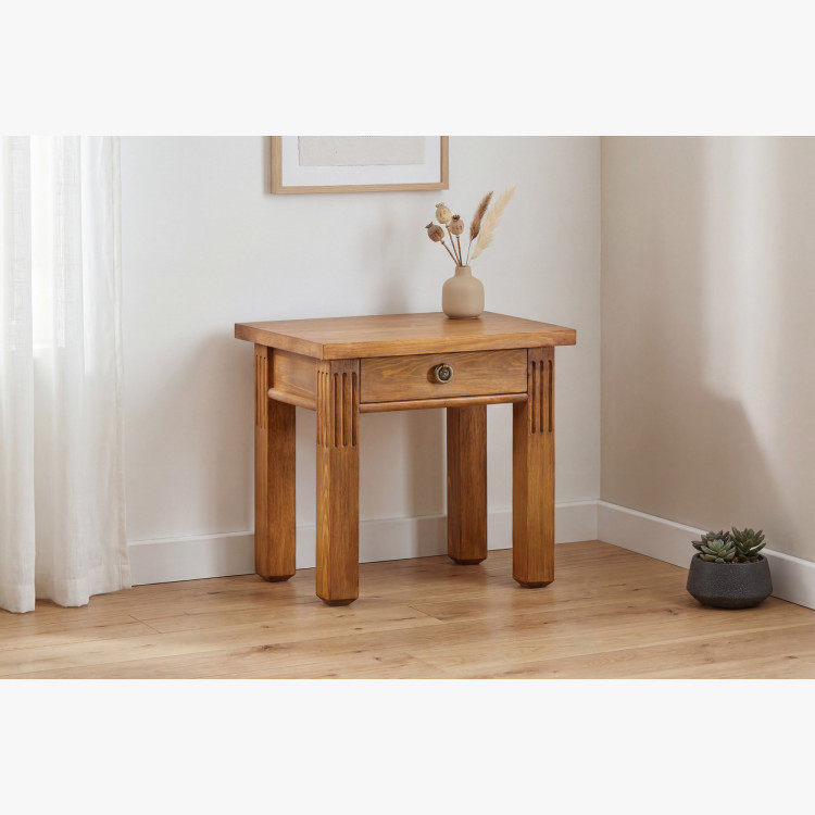 NOČNÝ STOJACÍ PRESTIGE HNEDÝ LAK