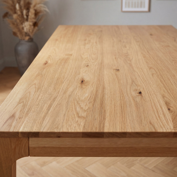 Rozkladací drevený stôl - dubový 140-190 cm