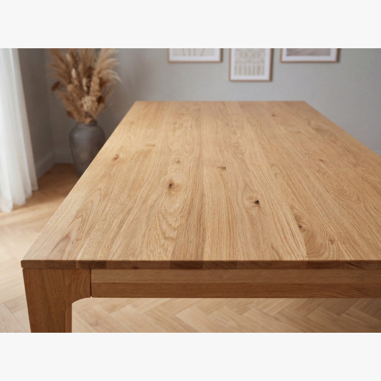 Rozkladací drevený stôl - dubový 140-190 cm