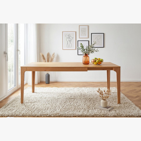 Rozkladací drevený stôl - dubový 140-190 cm