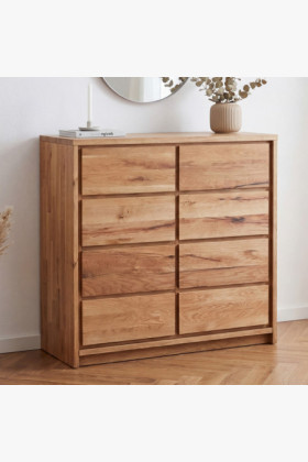 Masívna dubová komoda z dubu – šírka 88,5 cm , výška 97,5 cm