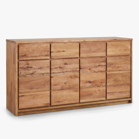 Široká dubová komoda z dubu – šírka 171,5 cm