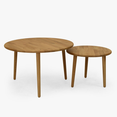 Sada okrúhlych konferenčných stolíkov