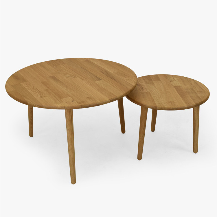 Sada okrúhlych konferenčných stolíkov