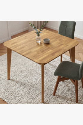 Dubový stôl štvorcový, Liam 90 x 90 2