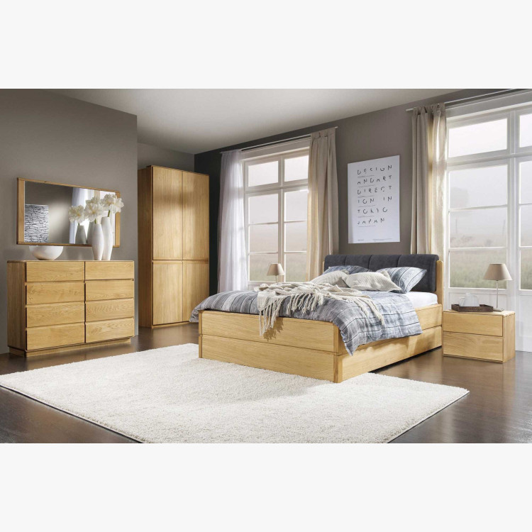 Posteľ 180 cm s úložným priestorom, Helsinki Olej