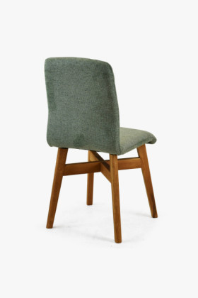 Stoličky jedálenské YORK, zelená - easy clean 2