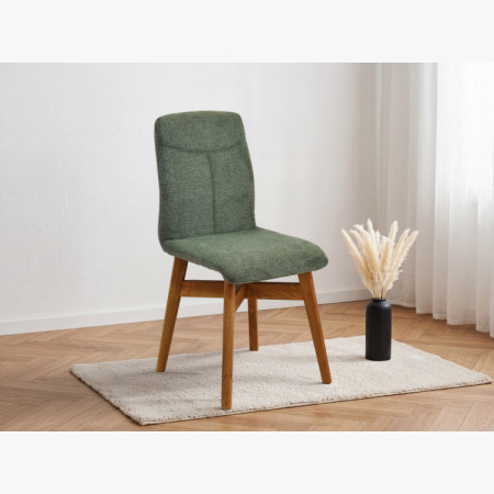 Stoličky jedálenské YORK, zelená - easy clean