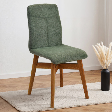 Stoličky jedálenské YORK, zelená - easy clean