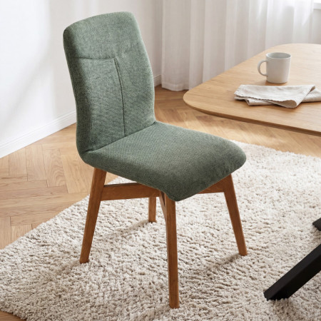 Stoličky jedálenské YORK, zelená - easy clean